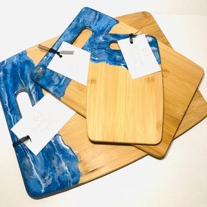 Set of three cheese boards